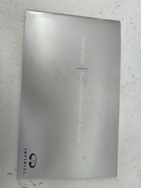 2009 Infiniti G37 Owners Manual Book Guide P/N:QR9E-0V36U0 WB9E-0INFU0 OEM Used Auto Parts - Oemusedautoparts1.com