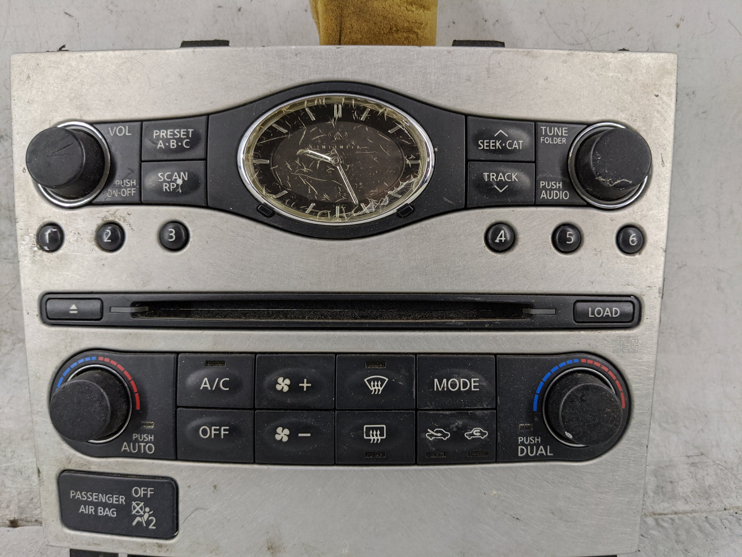 2008-2009 Infiniti G37 Climate Control Module Temperature AC/Heater Replacement P/N:25810 JK600 Fits Fits 2007 2008 2009 OEM