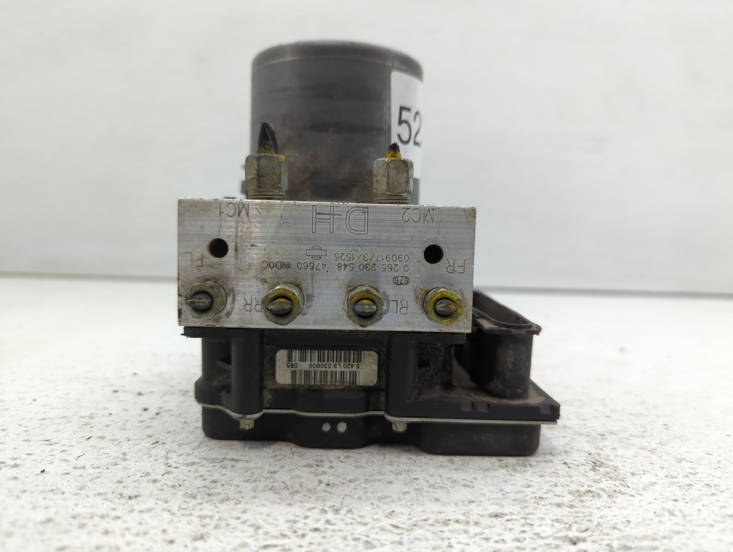 2009-2010 Infiniti G37 ABS Pump Control Module Replacement P/N:47660 1ND0C 47660 1NG0A Fits Fits 2009 2010 OEM Used Auto Par