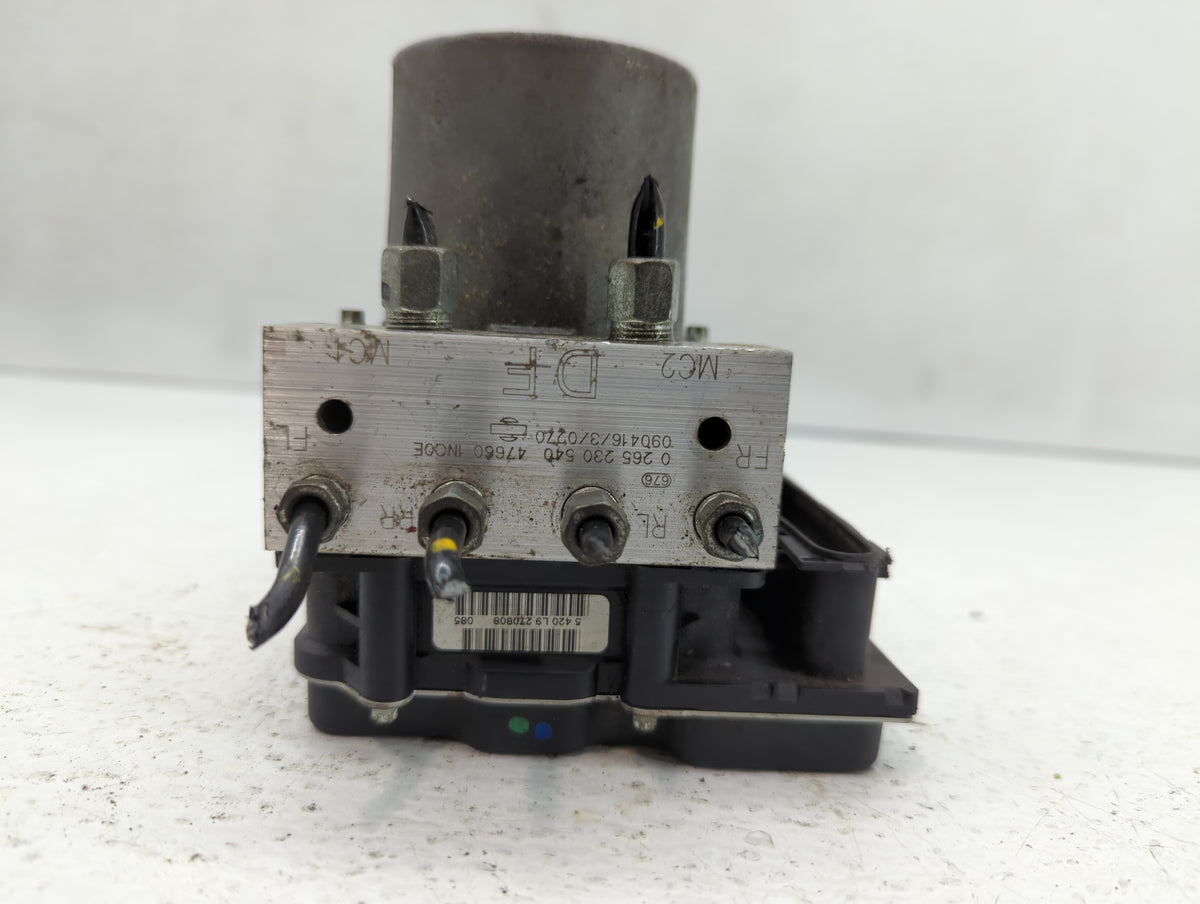 2009 Infiniti G37 Anti-Lock Brake ABS Pump Module Actuator OEM P/N:47660 1NC0E 0 265 230 540 Fits OEM Used Auto Parts - Oemu