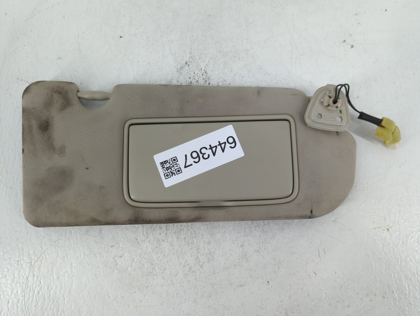 2008-2013 Infiniti G37 Sun Visor Shade Replacement Passenger Right Mirror Fits Fits 2008 2009 2010 2011 2012 2013 OEM Used A