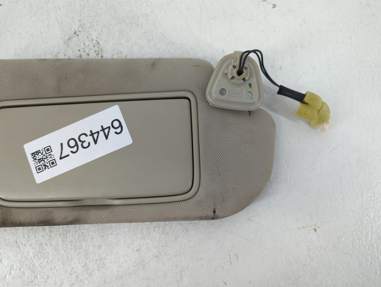 2008-2013 Infiniti G37 Sun Visor Shade Replacement Passenger Right Mirror Fits Fits 2008 2009 2010 2011 2012 2013 OEM Used A