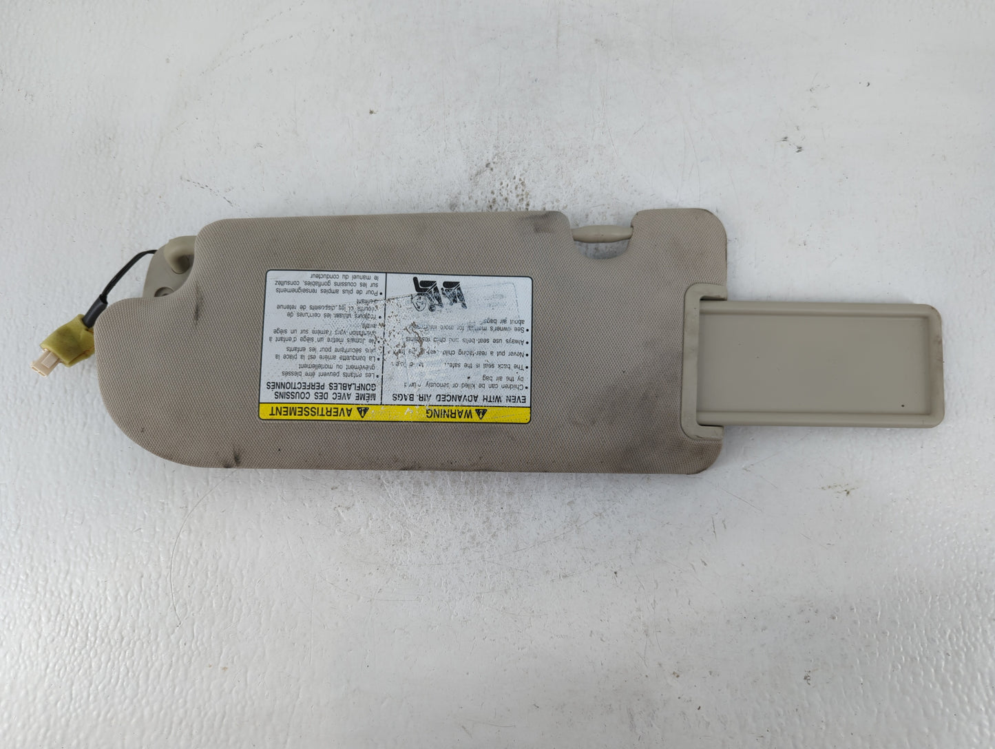2008-2013 Infiniti G37 Sun Visor Shade Replacement Passenger Right Mirror Fits Fits 2008 2009 2010 2011 2012 2013 OEM Used A