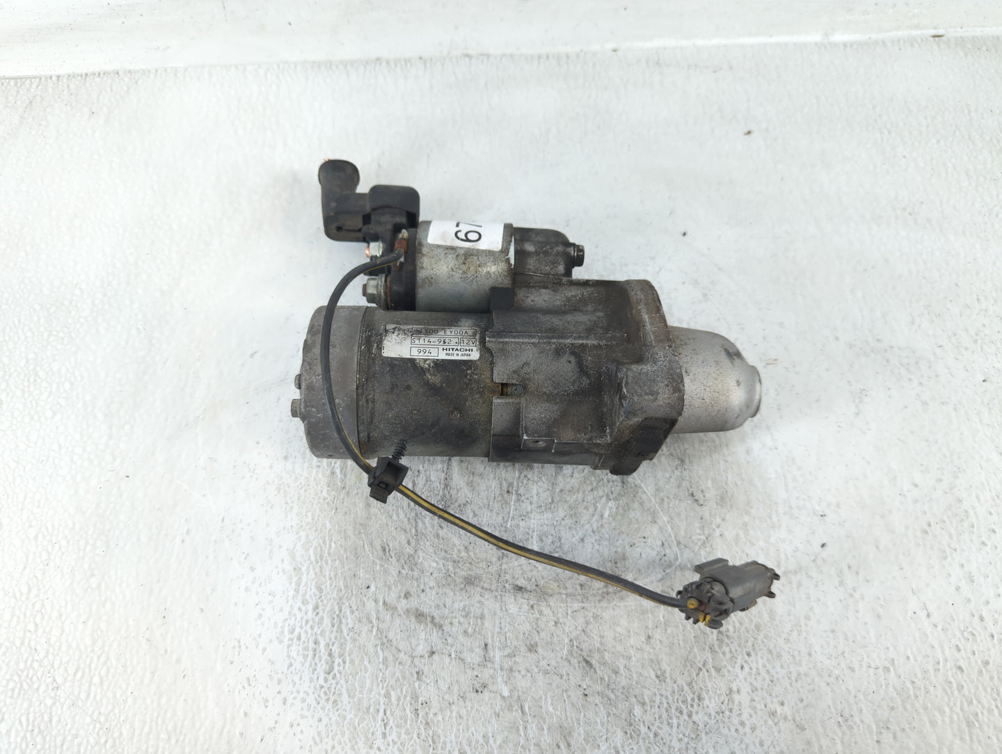 2008-2013 Infiniti G37 Car Starter Motor Solenoid OEM P/N:S114-932C 12V 23300 EY00E Fits OEM Used Auto Parts - Oemusedautopa