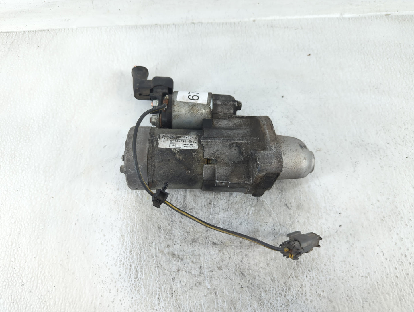 2008-2013 Infiniti G37 Car Starter Motor Solenoid OEM P/N:S114-932C 12V 23300 EY00E Fits OEM Used Auto Parts - Oemusedautopa