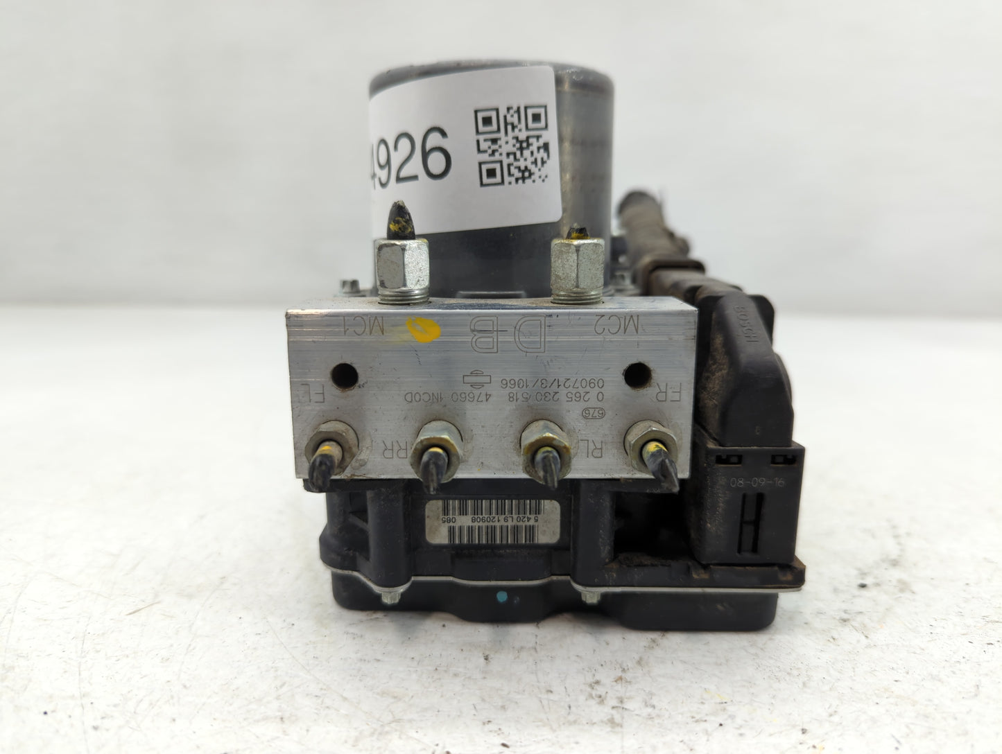 2009 Infiniti G37 ABS Pump Control Module Replacement P/N:27660 1NC0D 0 265 230 518 Fits OEM Used Auto Parts - Oemusedautopa
