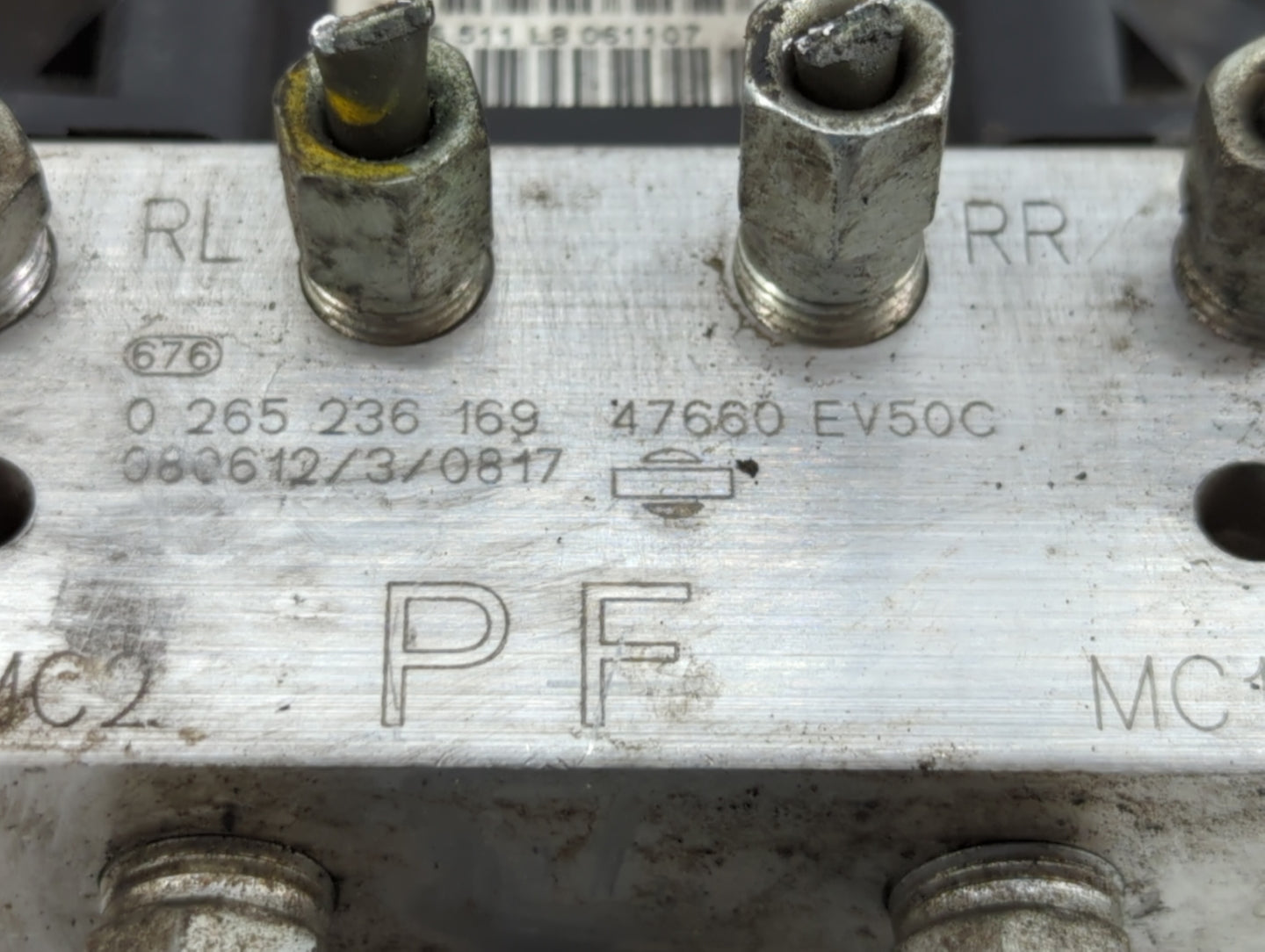 2009-2010 Infiniti M45 ABS Pump Control Module Replacement P/N:47660 EV50C Fits Fits 2009 2010 OEM Used Auto Parts - Oemused