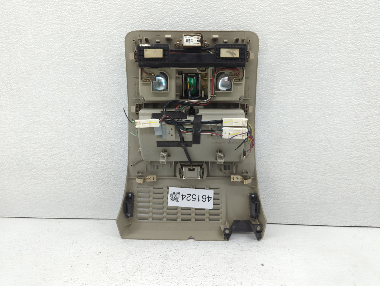 2009 Infiniti M45 Overhead Roof Console Light Beige - Oemusedautoparts1.com