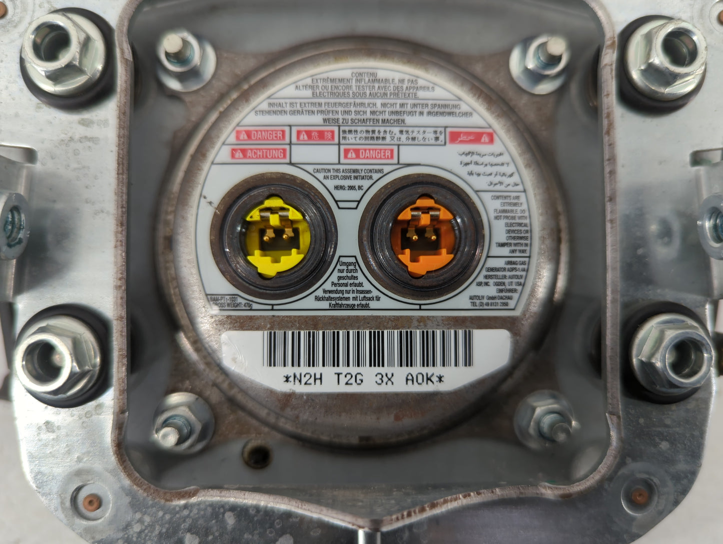 2008-2010 Infiniti Qx56 Air Bag Driver Left Steering Wheel Mounted P/N:N4RT2H59BCK N2H T2G 3X A0K Fits Fits 2008 2009 2010 O