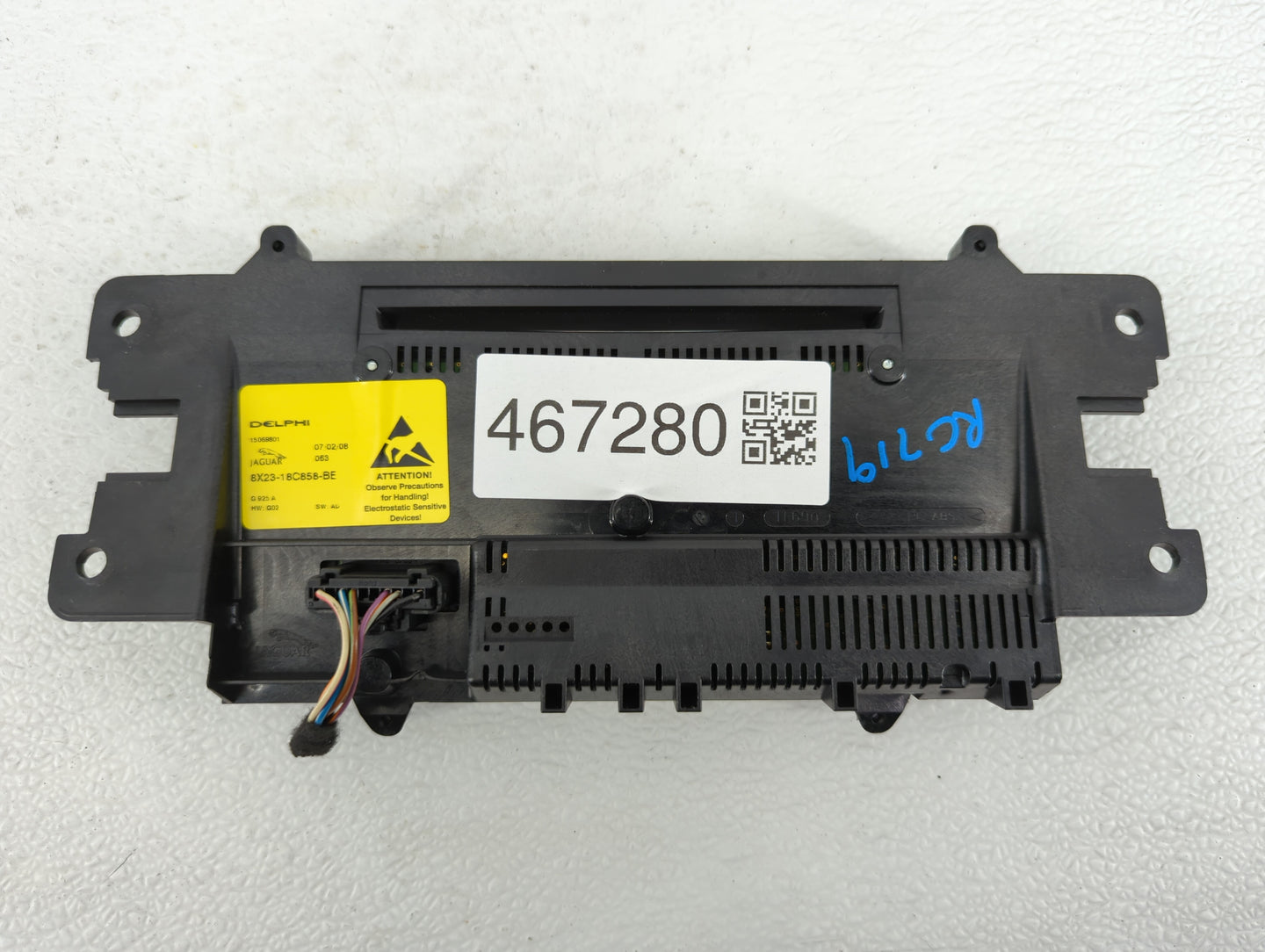 2009-2011 Jaguar Xf Radio Control Panel - Oemusedautoparts1.com