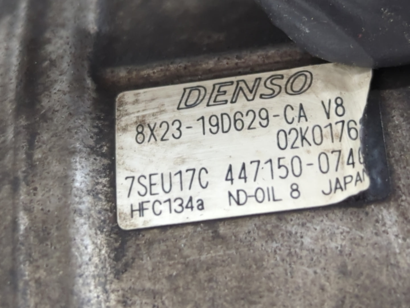 2009-2010 Jaguar Xf Air Conditioning A/c Ac Compressor Oem - Oemusedautoparts1.com