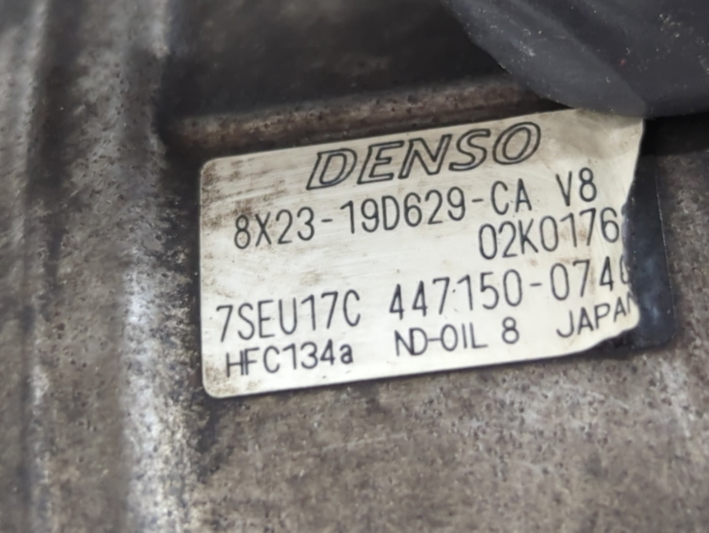 2009-2010 Jaguar Xf Air Conditioning A/c Ac Compressor Oem - Oemusedautoparts1.com