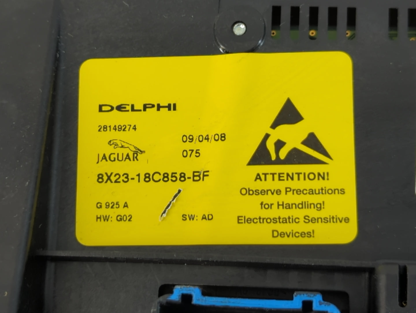 2009-2011 Jaguar Xf Radio Control Panel - Oemusedautoparts1.com