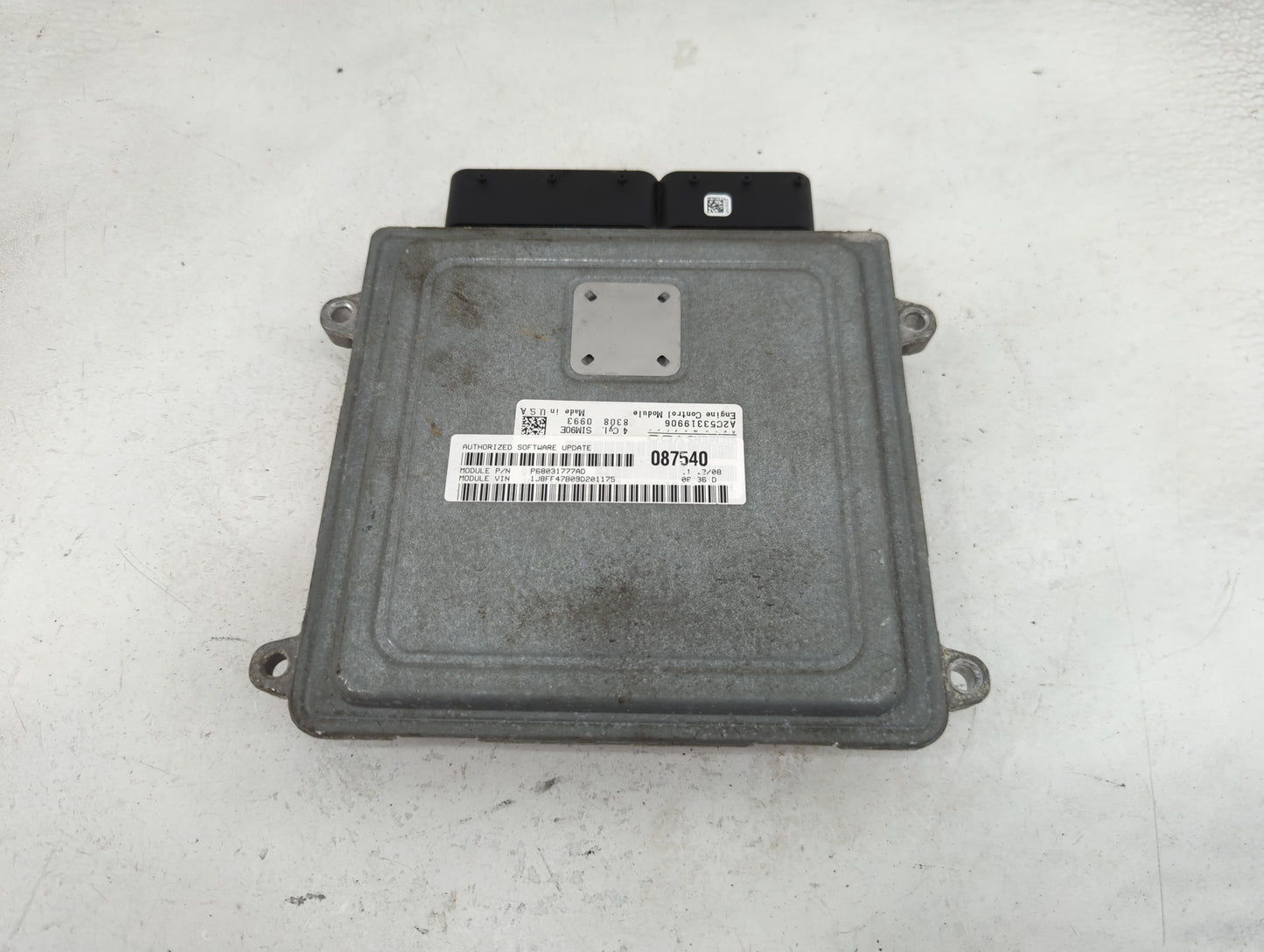 2007-2010 Jeep Compass PCM Engine Control Computer ECU ECM PCU OEM Fits Fits 2007 2008 2009 2010 OEM Used Auto Parts - Oemus