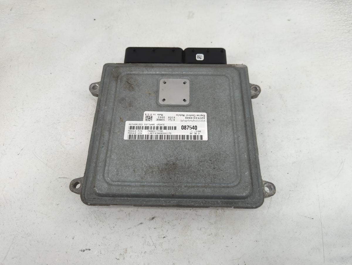 2007-2010 Jeep Compass PCM Engine Control Computer ECU ECM PCU OEM P/N:P68031777AD Fits Fits 2007 2008 2009 2010 OEM Used Au