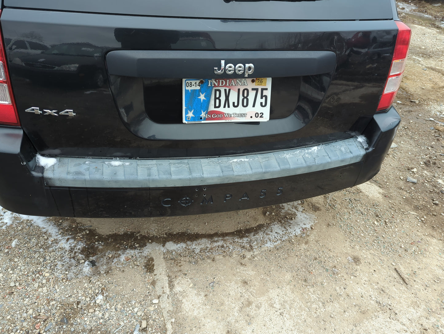 2007-2010 Jeep Compass Rear Bumper Assembly Oem - Oemusedautoparts1.com