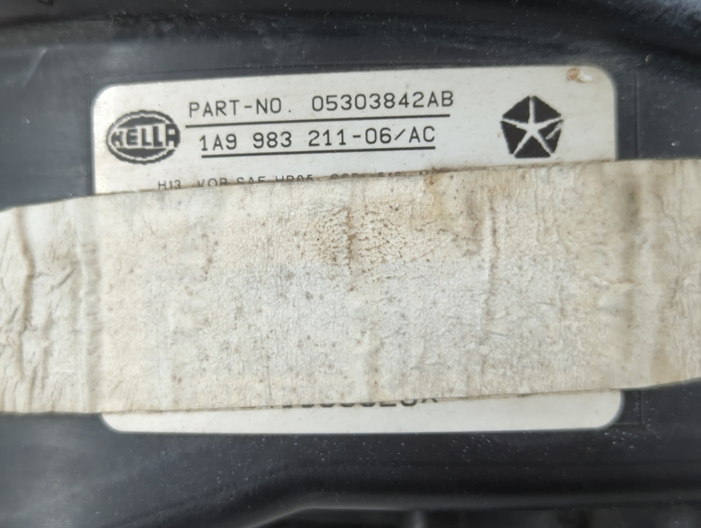 2007-2010 Jeep Compass Passenger Right Oem Head Light Headlight Lamp - Oemusedautoparts1.com