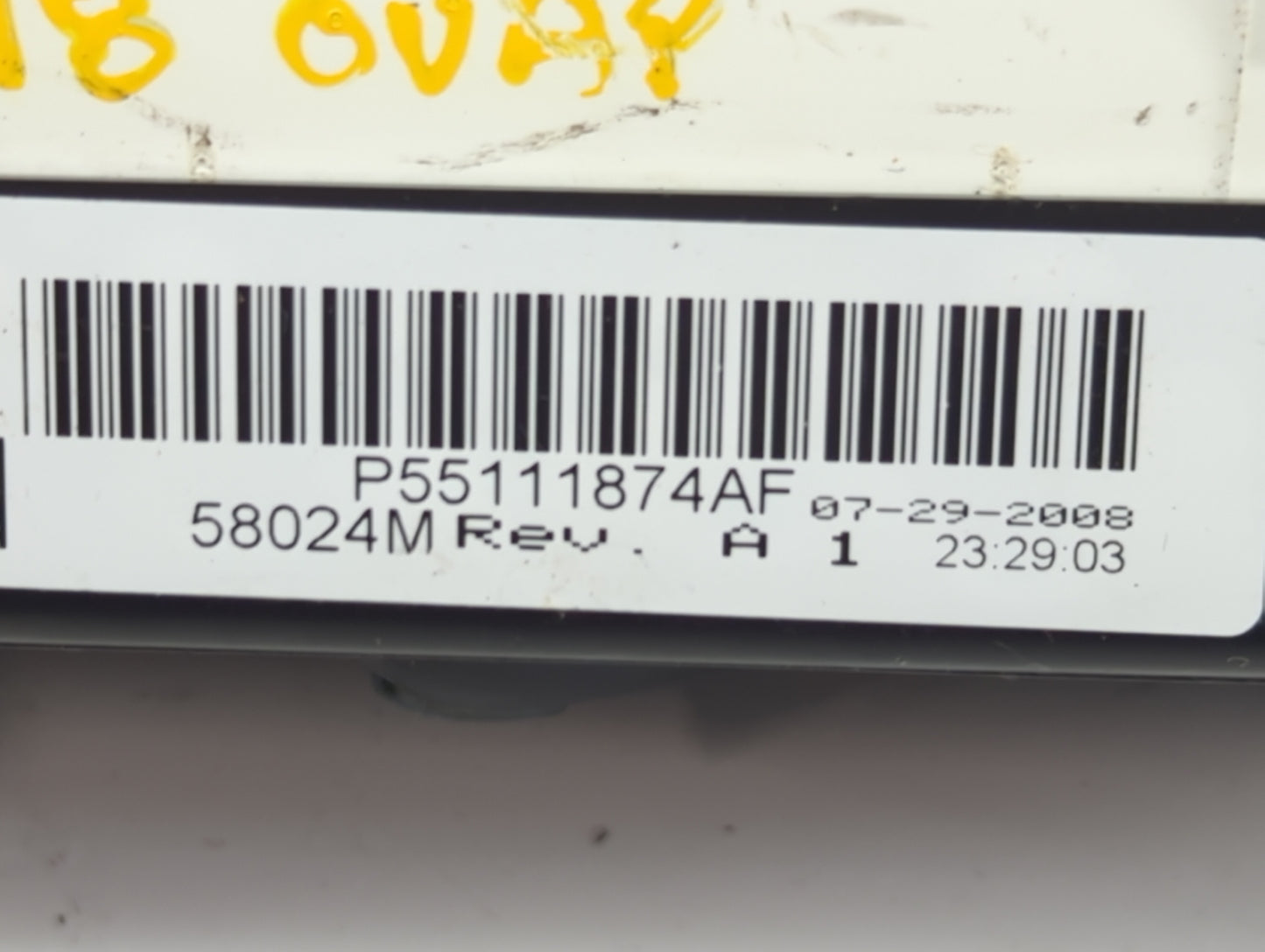 2009 Jeep Compass Climate Control Module Temperature AC/Heater Replacement P/N:P55111874AF Fits OEM Used Auto Parts - Oemuse