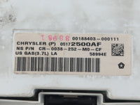 2009-2010 Jeep Grand Cherokee Instrument Cluster Speedometer Gauges P/N:05172500AF 05172500AG Fits Fits 2009 2010 OEM Used A