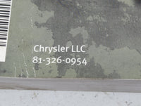 2009 Jeep Grand Cherokee Owners Manual Book Guide P/N:81-326-0954 OEM Used Auto Parts - Oemusedautoparts1.com