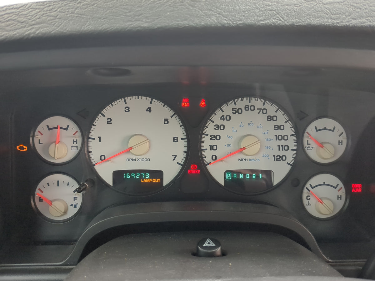 2009-2010 Jeep Grand Cherokee Instrument Cluster Speedometer Gauges Miles:232K Fits Fits 2009 2010 OEM Used Auto Parts - Oem