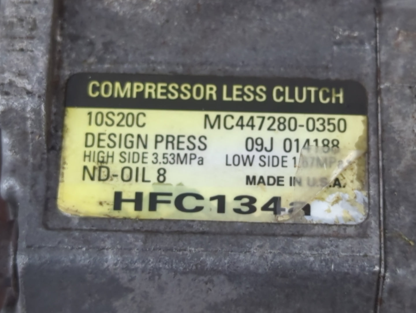 2009 Jeep Grand Cherokee Air Conditioning A/c Ac Compressor Oem - Oemusedautoparts1.com