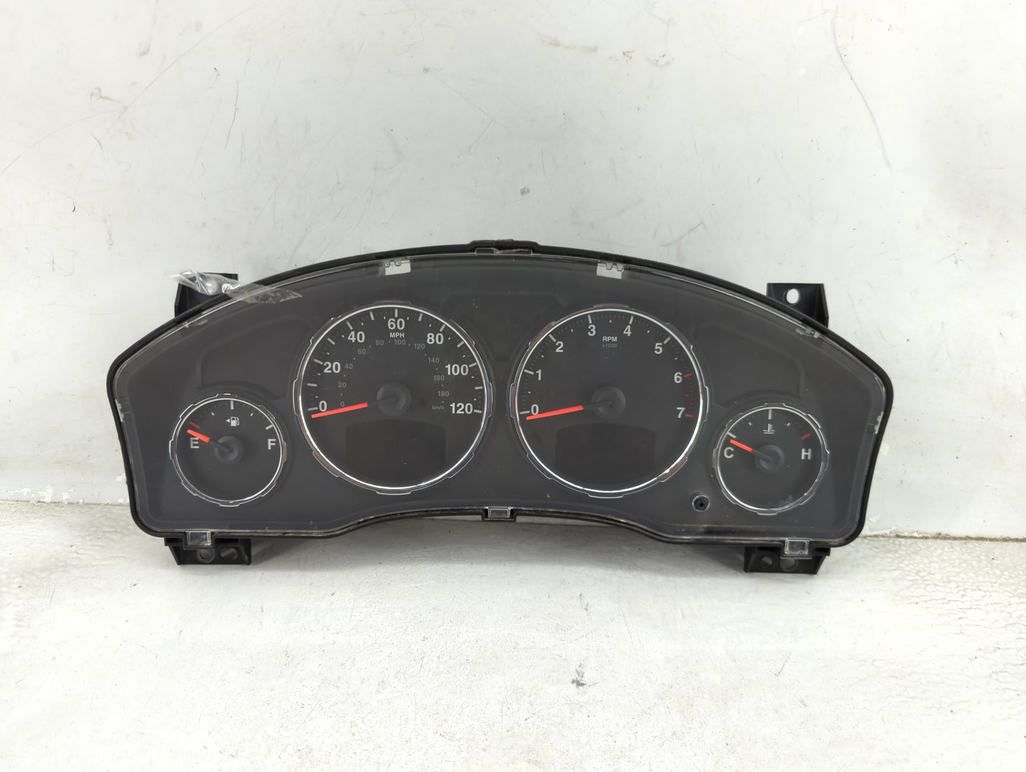 2009 Jeep Liberty Instrument Cluster Speedometer Gauges P/N:P05172752AC T5IQ0569BA784 Miles: Fits OEM Used Auto Parts - Oemu
