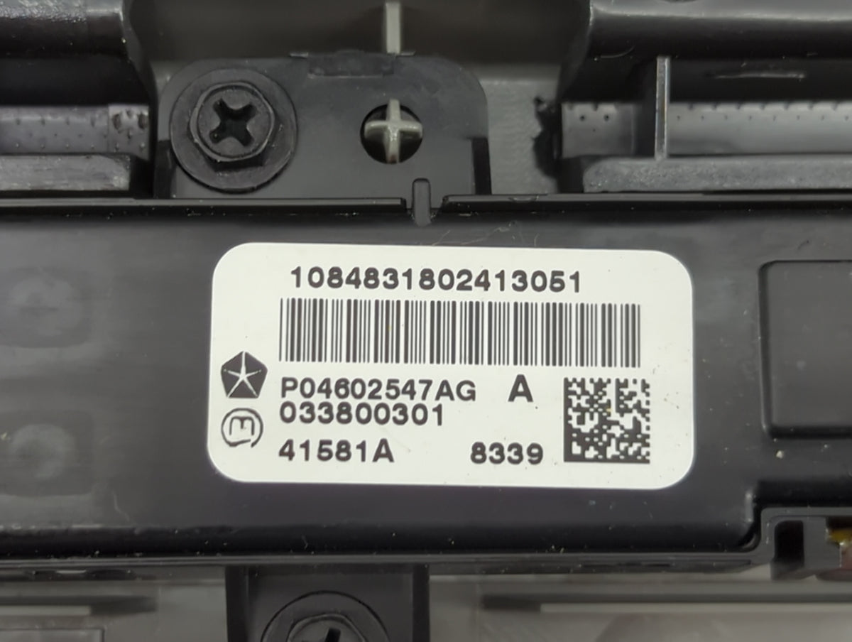 2008-2009 Jeep Liberty Climate Control Module Temperature AC/Heater Replacement P/N:P04602547AG 033800301 Fits Fits 2008 200