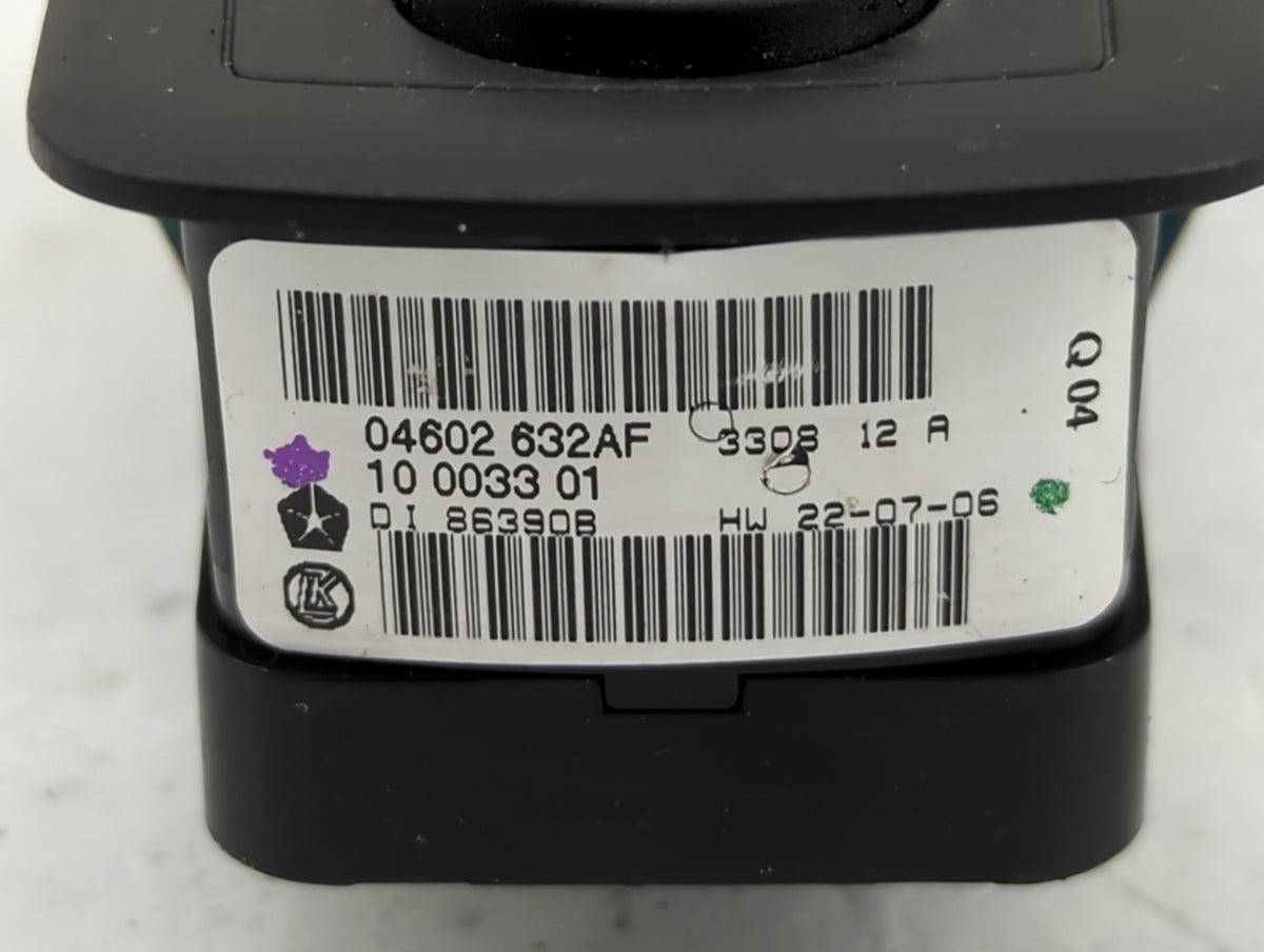 2008-2012 Jeep Liberty Master Power Window Switch Replacement Driver Side Left P/N:04602632AF 10003301 Fits OEM Used Auto Pa