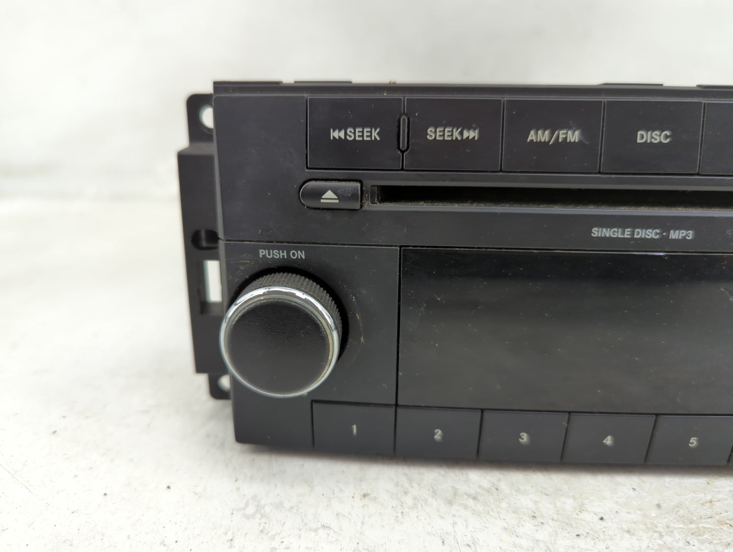 2009-2010 Jeep Patriot Radio AM FM Cd Player Receiver Replacement P/N:P68021159AD Fits Fits 2008 2009 2010 OEM Used Auto Par