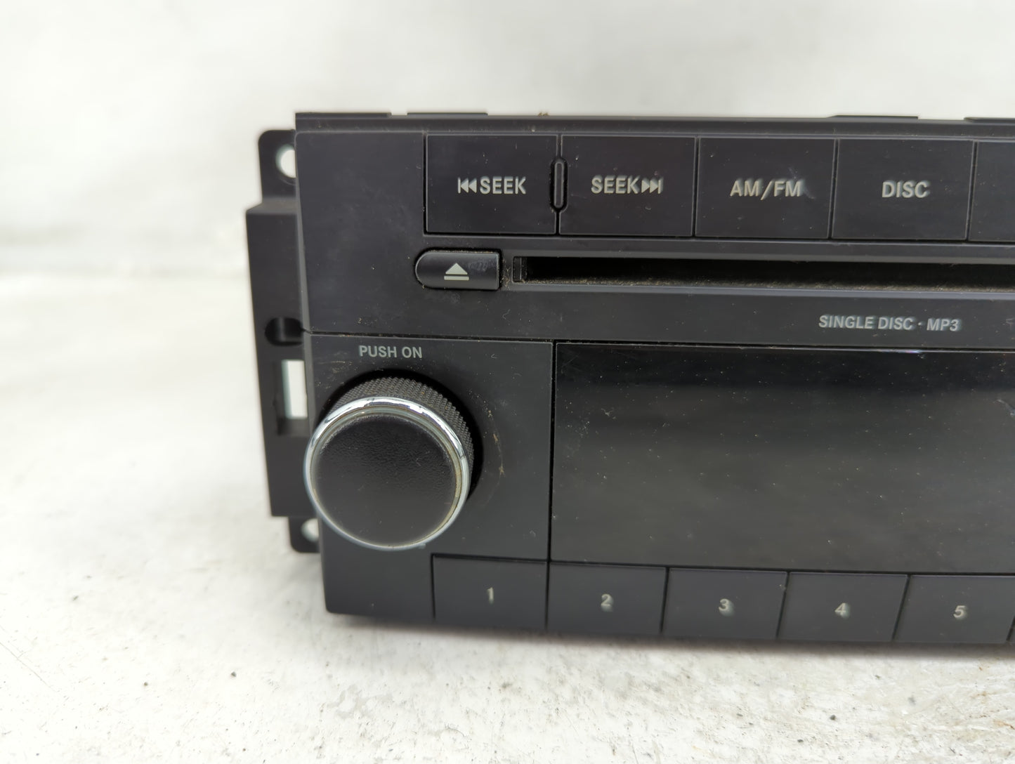 2009-2010 Jeep Patriot Radio AM FM Cd Player Receiver Replacement P/N:P68021159AD Fits Fits 2008 2009 2010 OEM Used Auto Par