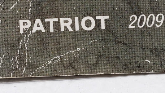 2009 Jeep Patriot Owners Manual Book Guide OEM Used Auto Parts