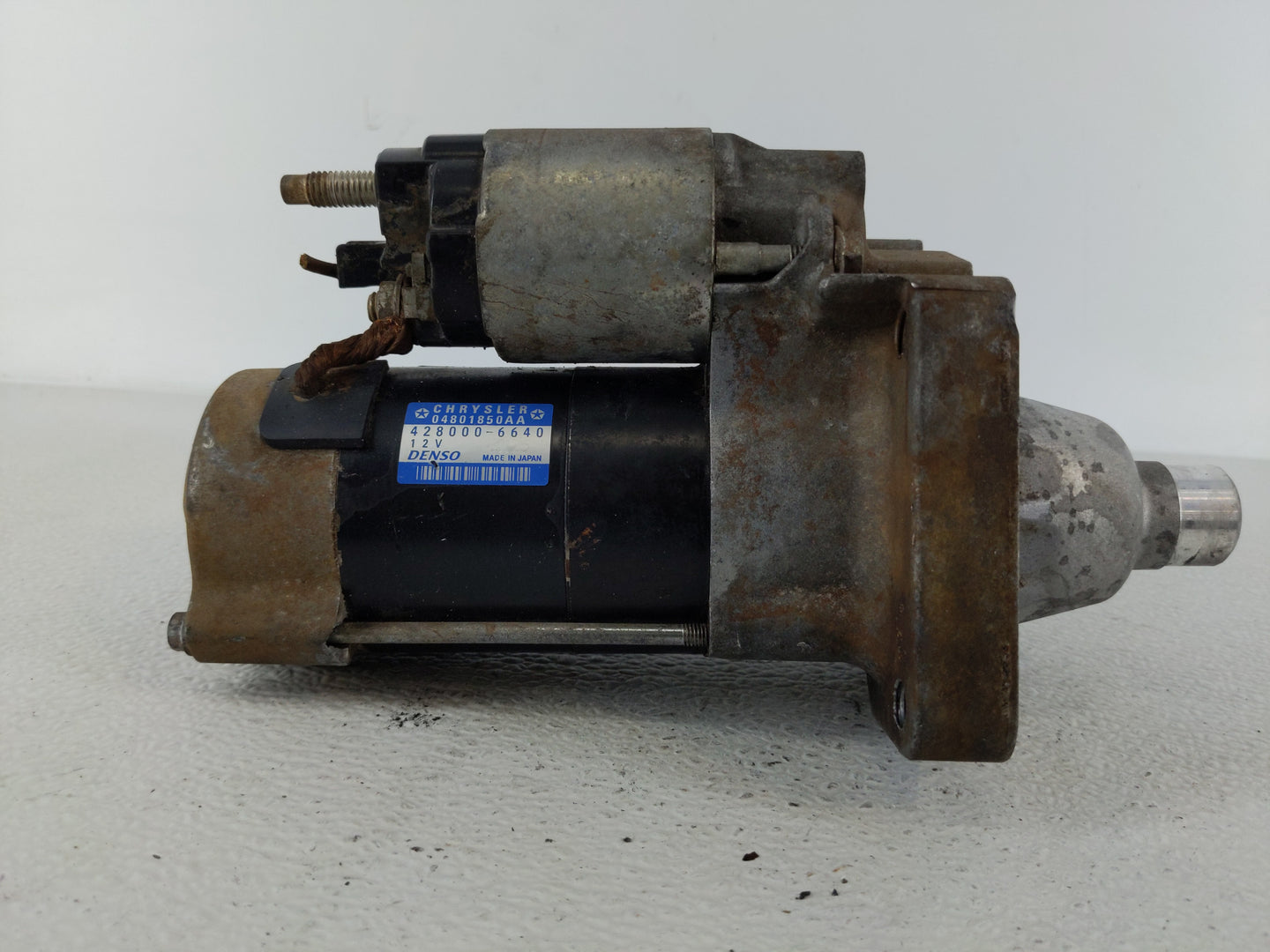 2009-2011 Jeep Wrangler Car Starter Motor Solenoid OEM P/N:428000-6640 04801850AA Fits Fits 2009 2010 2011 OEM Used Auto Par