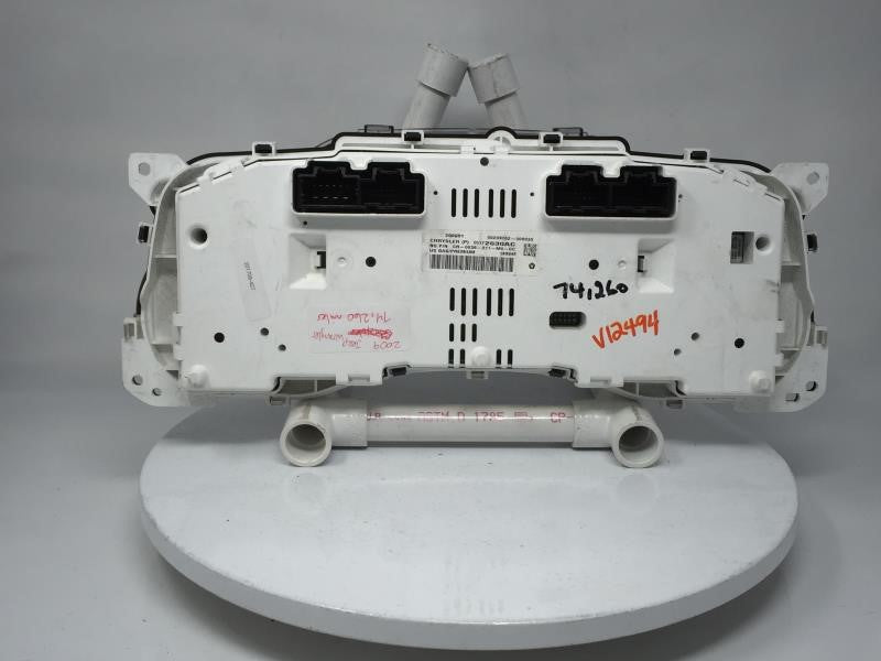 2009 Jeep Wrangler Instrument Cluster Speedometer Gauges P/N:74,260 MI. PN:05172630AC Fits OEM Used Auto Parts - Oemusedauto