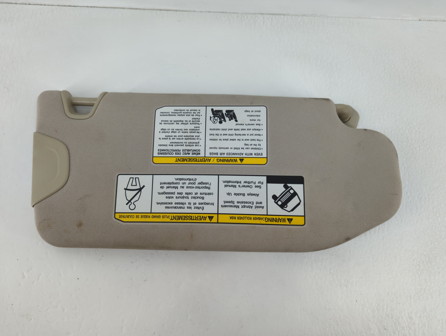 2009 Keychain Infiniti Sun Visor Shade Replacement Driver Left Mirror Fits Fits 2010 2011 2012 2013 2014 OEM Used Auto Parts