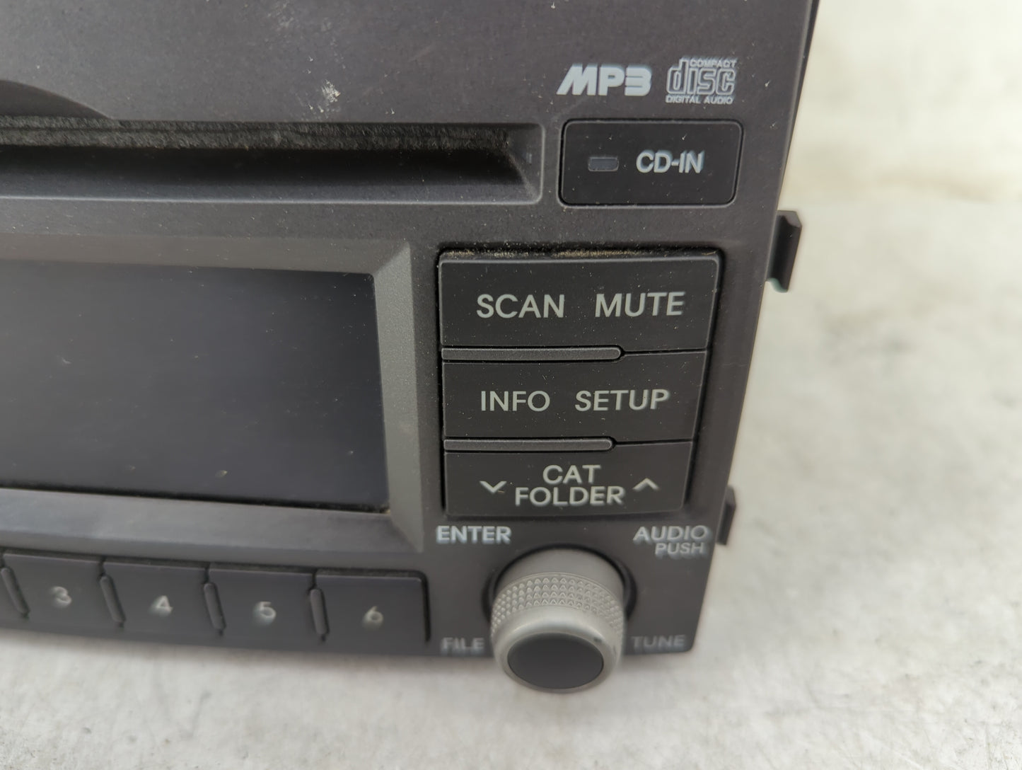 2009-2010 Kia Optima Radio AM FM Cd Player Receiver Replacement P/N:96160-2G950T0 Fits Fits 2009 2010 OEM Used Auto Parts - 