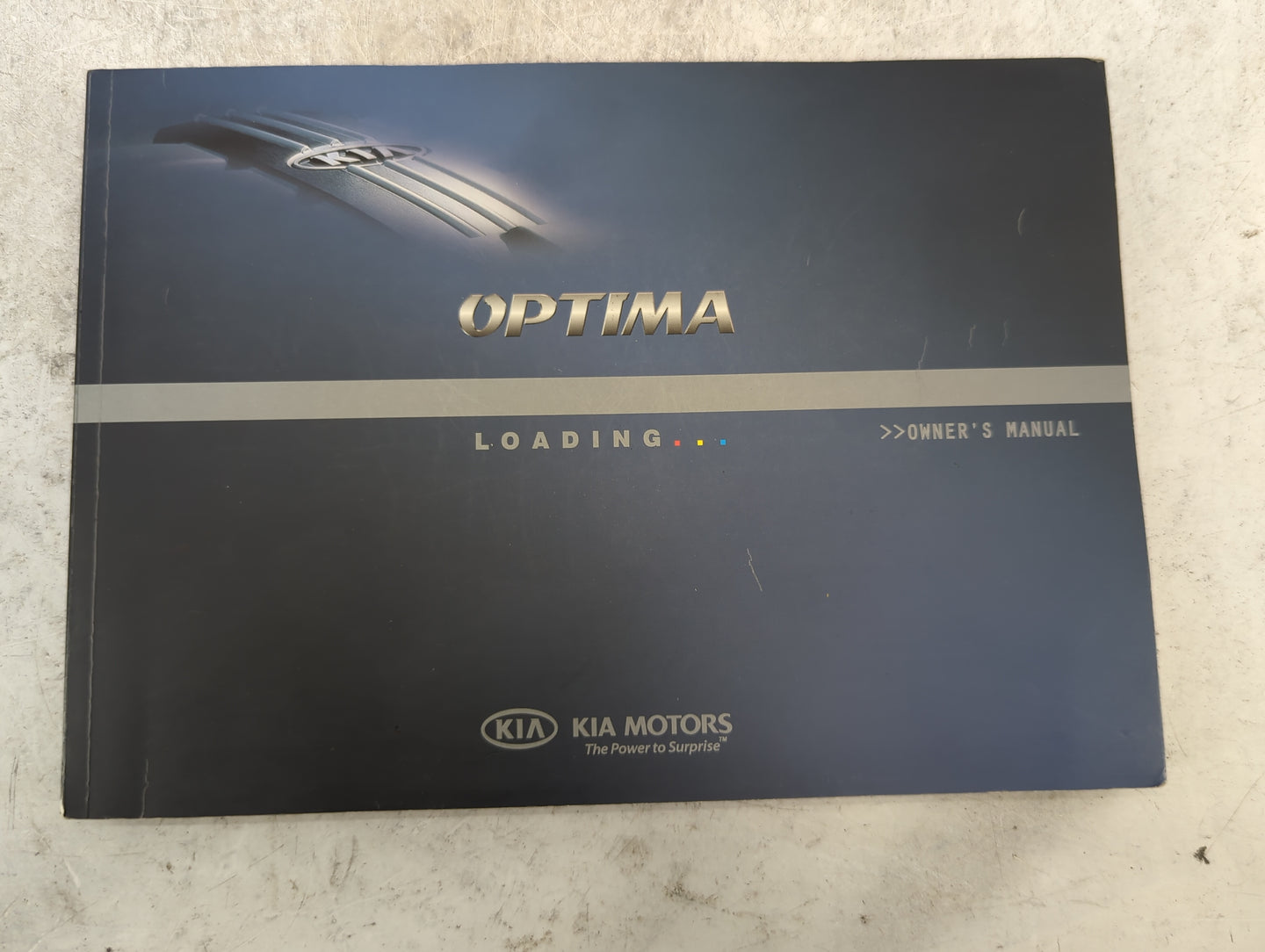 2009 Kia Optima Owners Manual Book Guide P/N:UT090PS013 OEM Used Auto Parts - Oemusedautoparts1.com