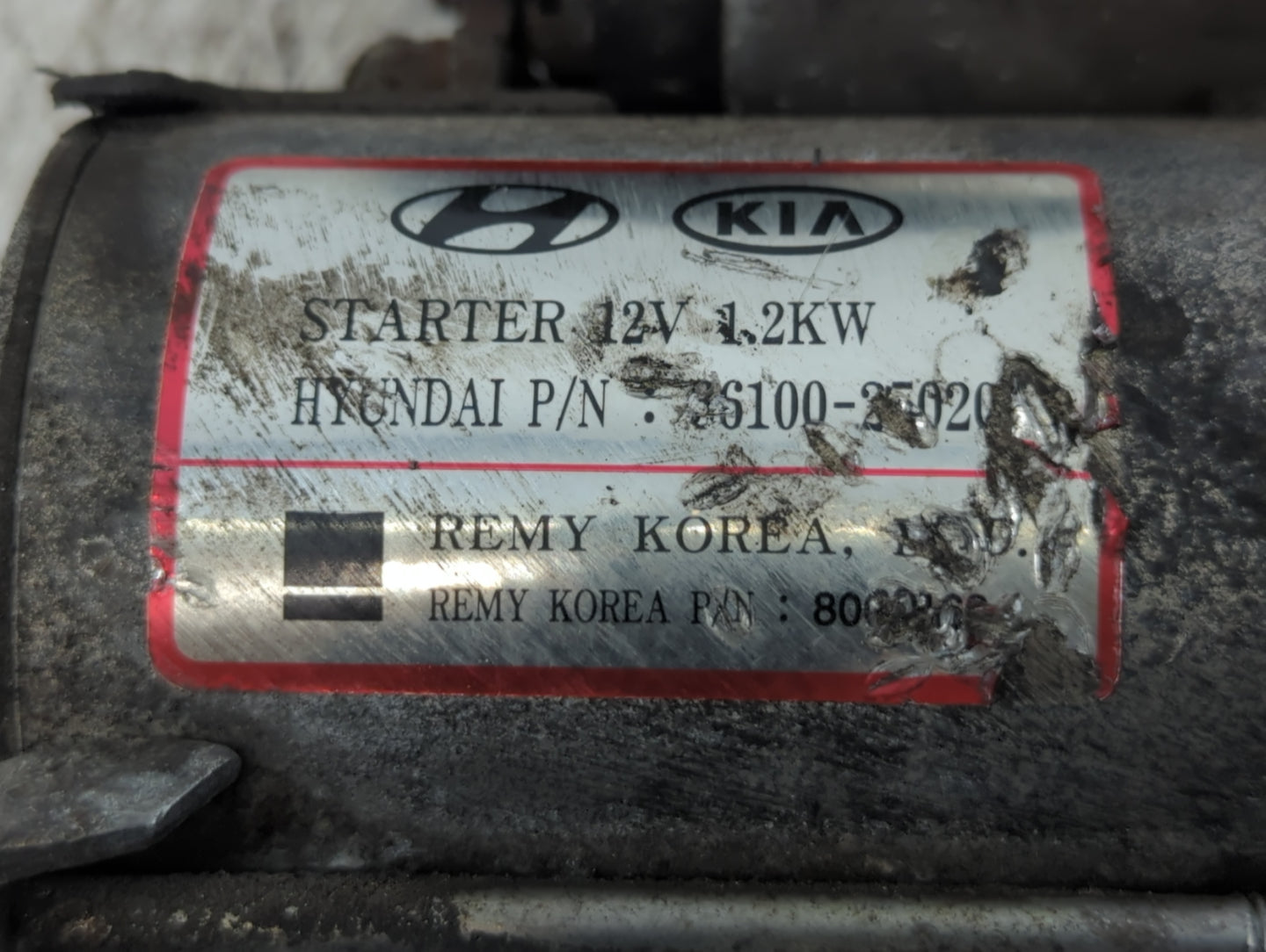 2008-2015 Kia Optima Car Starter Motor Solenoid OEM P/N:36100-2E200 Fits Fits 2008 2009 2010 2011 2012 2013 2014 2015 2016 O