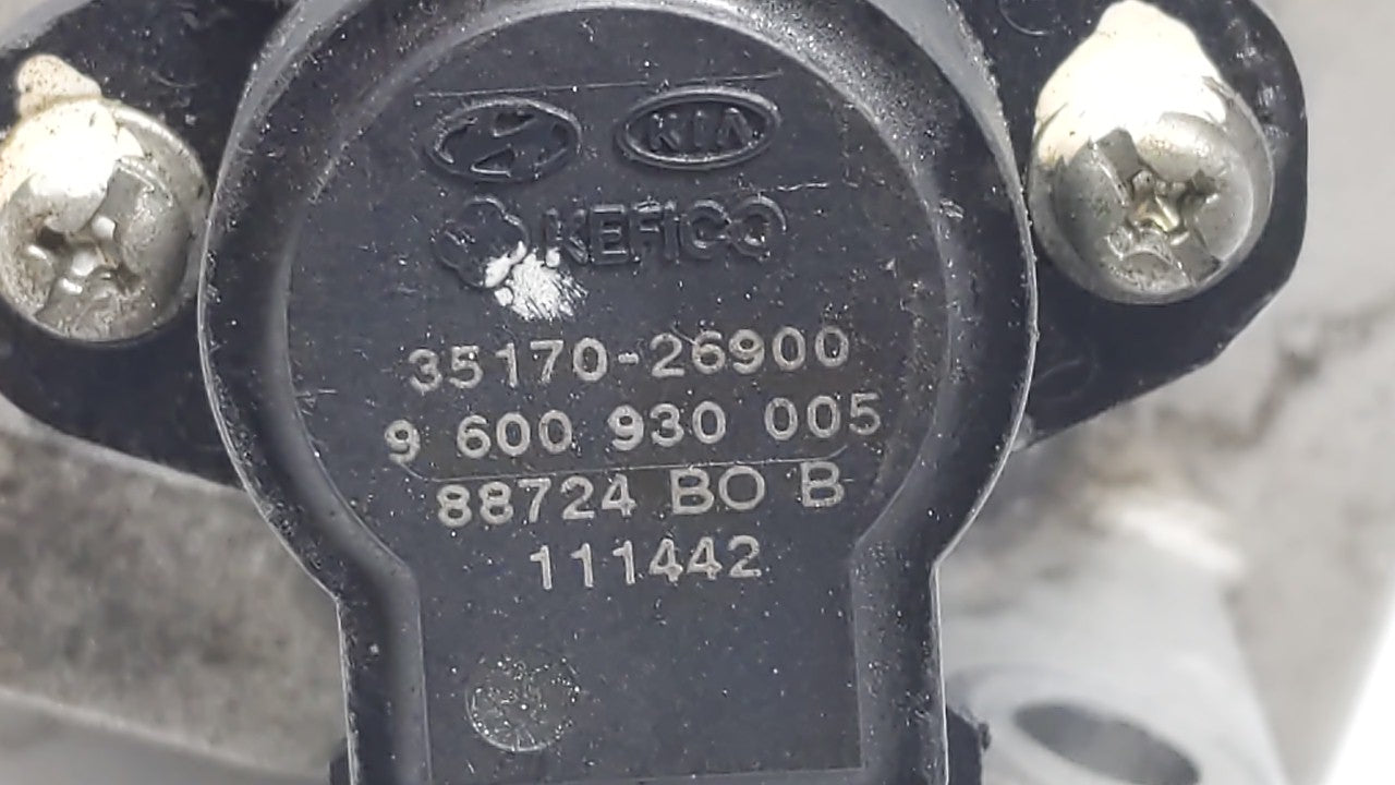 2006-2011 Kia Rio Throttle Body P/N:35170-26900 35100-26860 Fits Fits 2006 2007 2008 2009 2010 2011 OEM Used Auto Parts - Oe