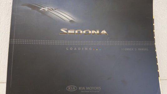 2009 Kia Sedona Owners Manual Book Guide OEM Used Auto Parts - Oemusedautoparts1.com