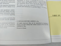 2009 Kia Soul Owners Manual Book Guide P/N:A2KO-EU99G OEM Used Auto Parts - Oemusedautoparts1.com