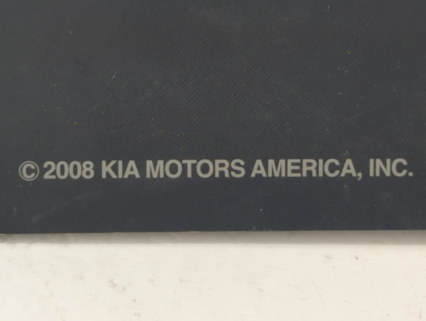 2009 Kia Spectra Owners Manual Book Guide OEM Used Auto Parts - Oemusedautoparts1.com