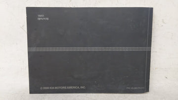 2009 Kia Spectra Owners Manual Book Guide OEM Used Auto Parts