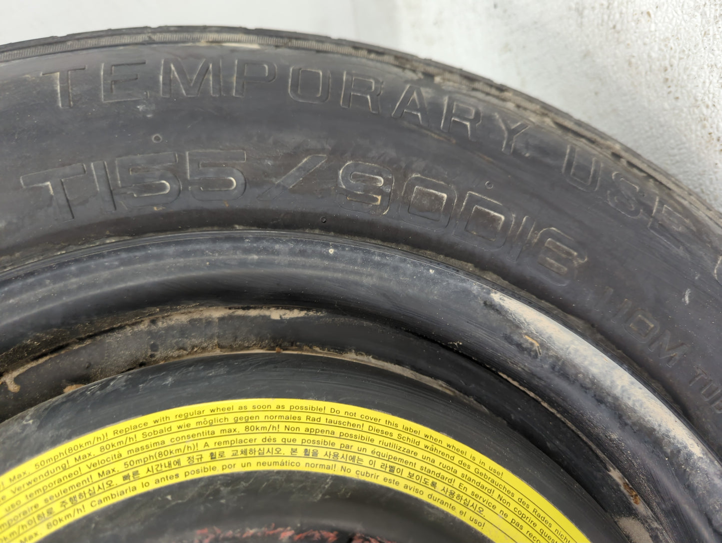 2006-2016 Kia Sportage Spare Donut Tire Wheel Rim Oem 925273 - Oemusedautoparts1.com
