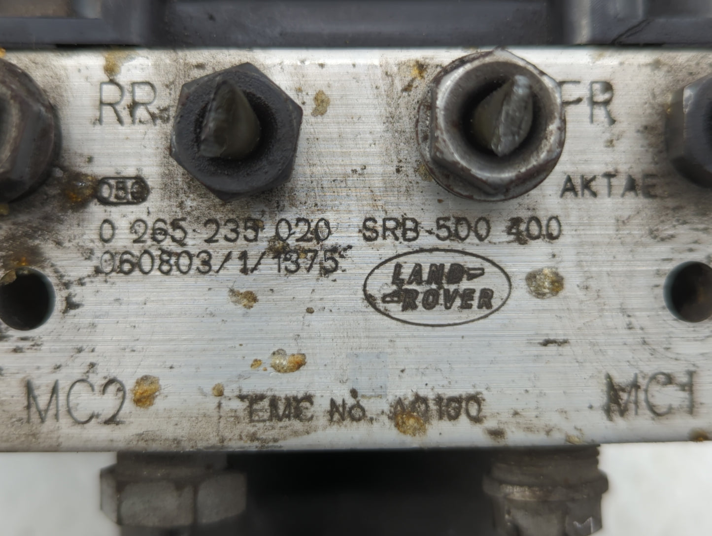 2007-2009 Land Rover Lr3 ABS Pump Control Module Replacement P/N:SRB 500 400 Fits Fits 2007 2008 2009 OEM Used Auto Parts - 