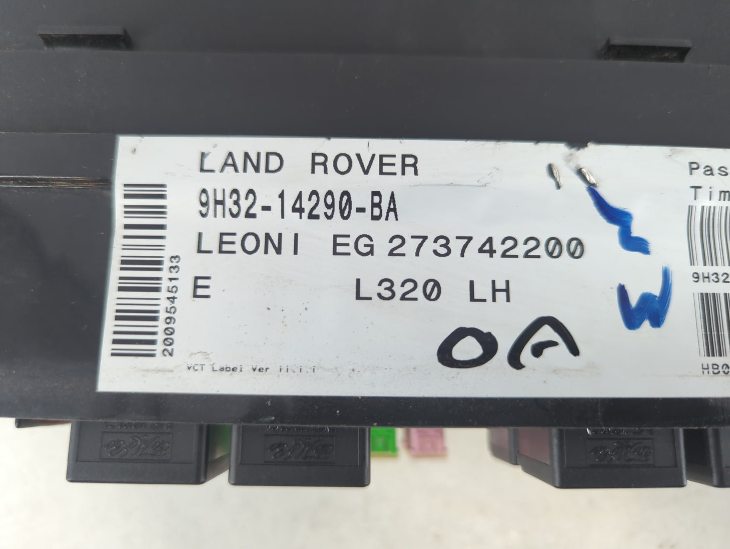 2007-2009 Land Rover Range Rover Sport Fusebox Fuse Box Panel Relay Module P/N:9H32-14290-BA Fits Fits 2007 2008 2009 OEM Us