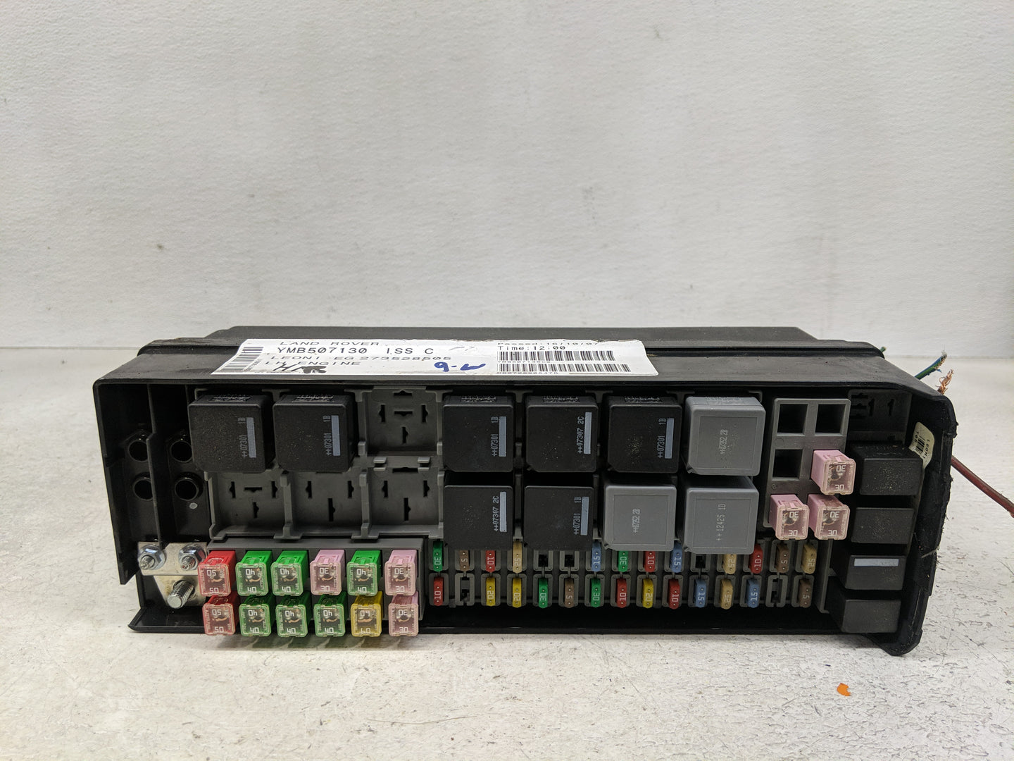 2007-2009 Land Rover Range Rover Sport Fusebox Fuse Box Panel Relay Module P/N:YPP500080 Fits Fits 2007 2008 2009 OEM Used A