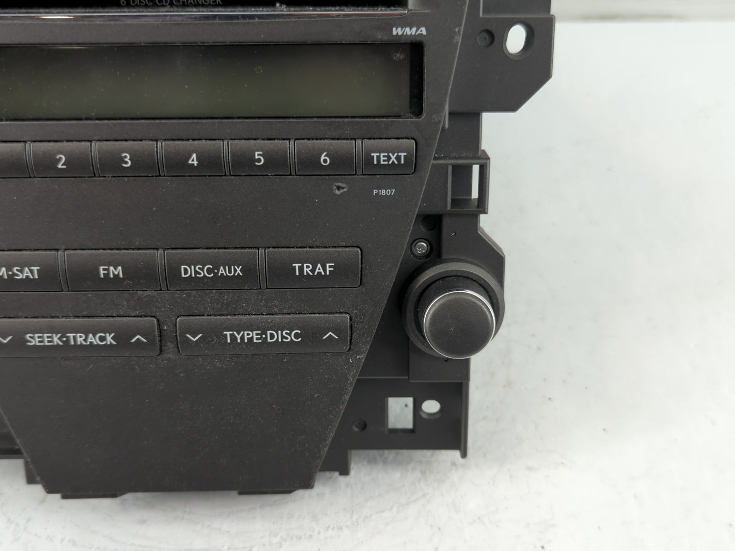 2007-2009 Lexus Es350 Radio AM FM Cd Player Receiver Replacement P/N:86120-33720 Fits Fits 2007 2008 2009 OEM Used Auto Part