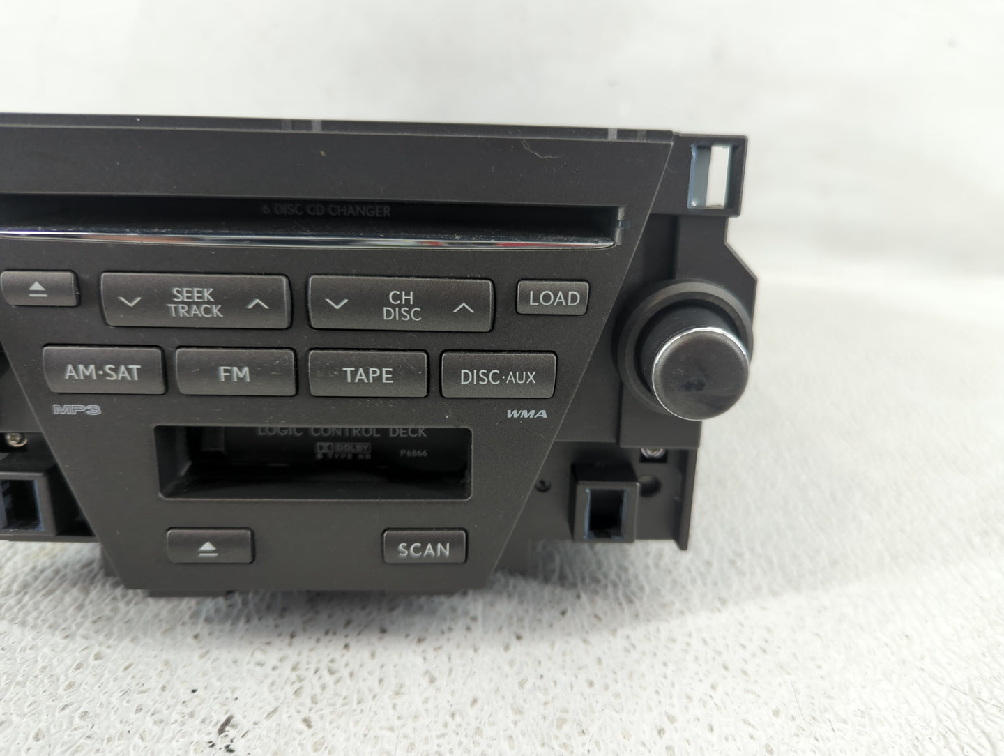2007-2009 Lexus Es350 Radio AM FM Cd Player Receiver Replacement P/N:86120-33730 Fits Fits 2007 2008 2009 OEM Used Auto Part