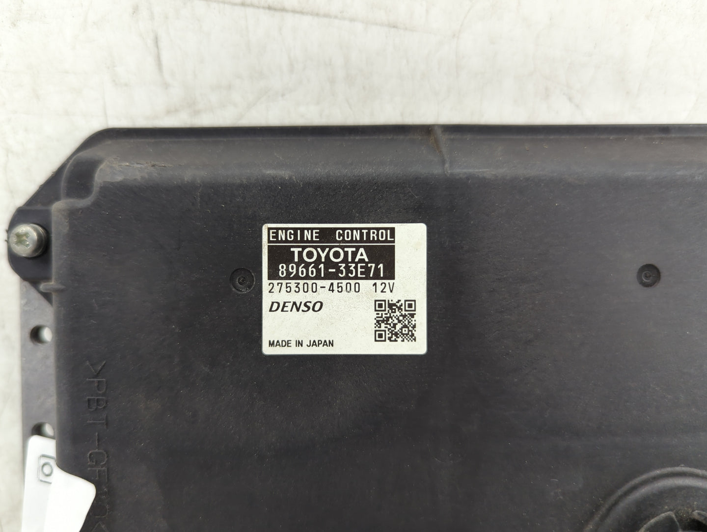 2008-2009 Lexus Es350 PCM Engine Control Computer ECU ECM PCU OEM P/N:89661-33E71 Fits Fits 2008 2009 OEM Used Auto Parts - 